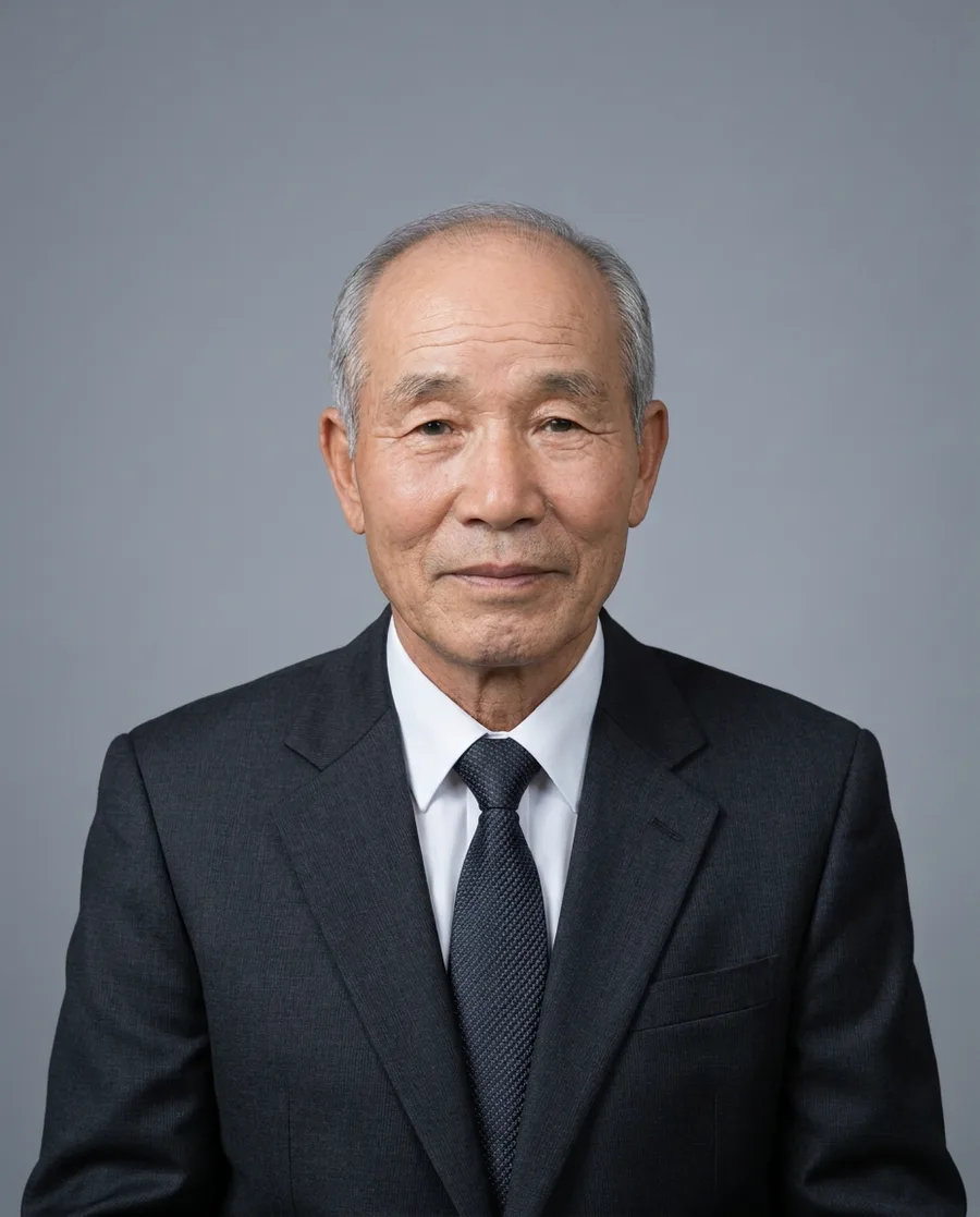 영정사진 보정 후 예시